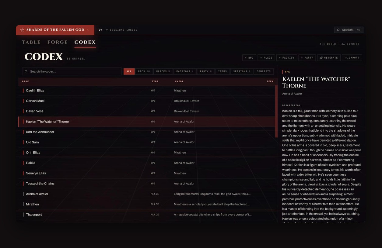 Screenshot of Grimlore Forge
